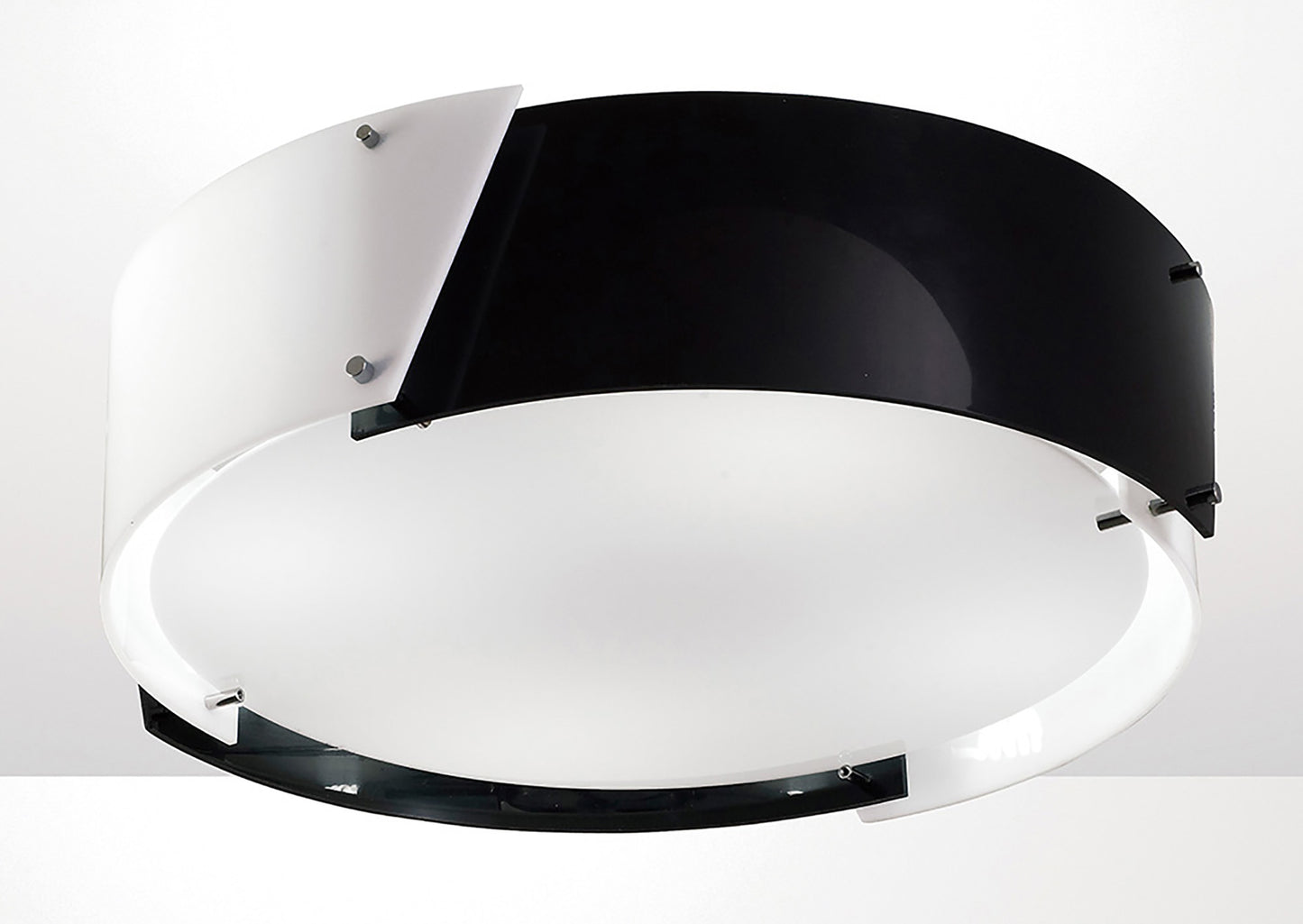 Dakota Small 4 Light Ceiling Flush Fitting in a Retro Style (DIYAS IL30671)