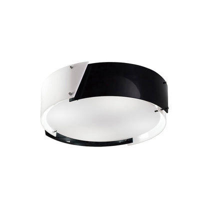 Dakota Small 4 Light Ceiling Flush Fitting in a Retro Style