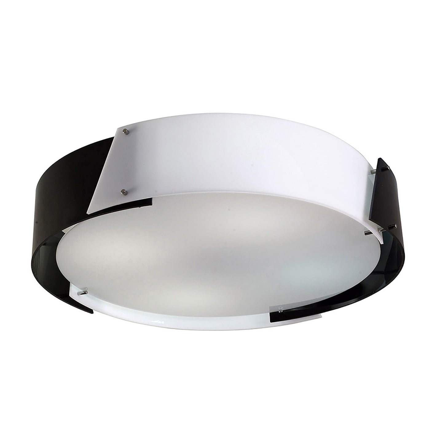 Dakota Medium 4 Light Ceiling Flush Fitting in a Retro Style