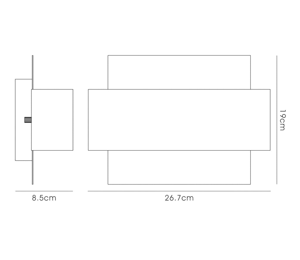 Deco - Damo Wall Light - Luminosity Designs Ltd