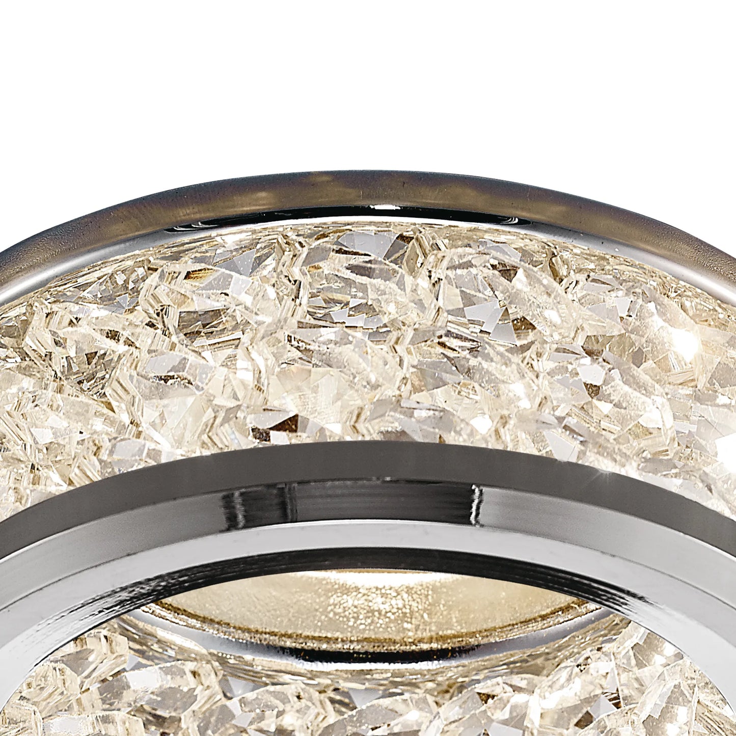 Dante GU10 Downlight 1 Light With 3 Levels Of Crystal Beads (DIYAS IL30835CH)