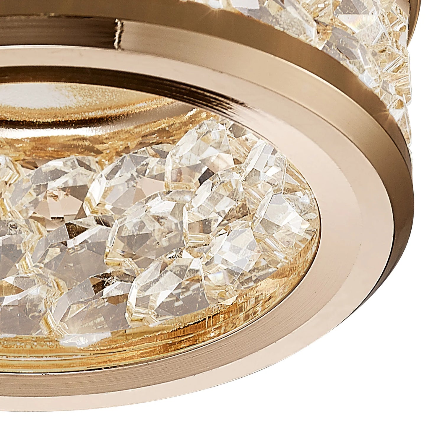 Dante GU10 Downlight 1 Light With 3 Levels Of Crystal Beads (DIYAS IL30835CH)