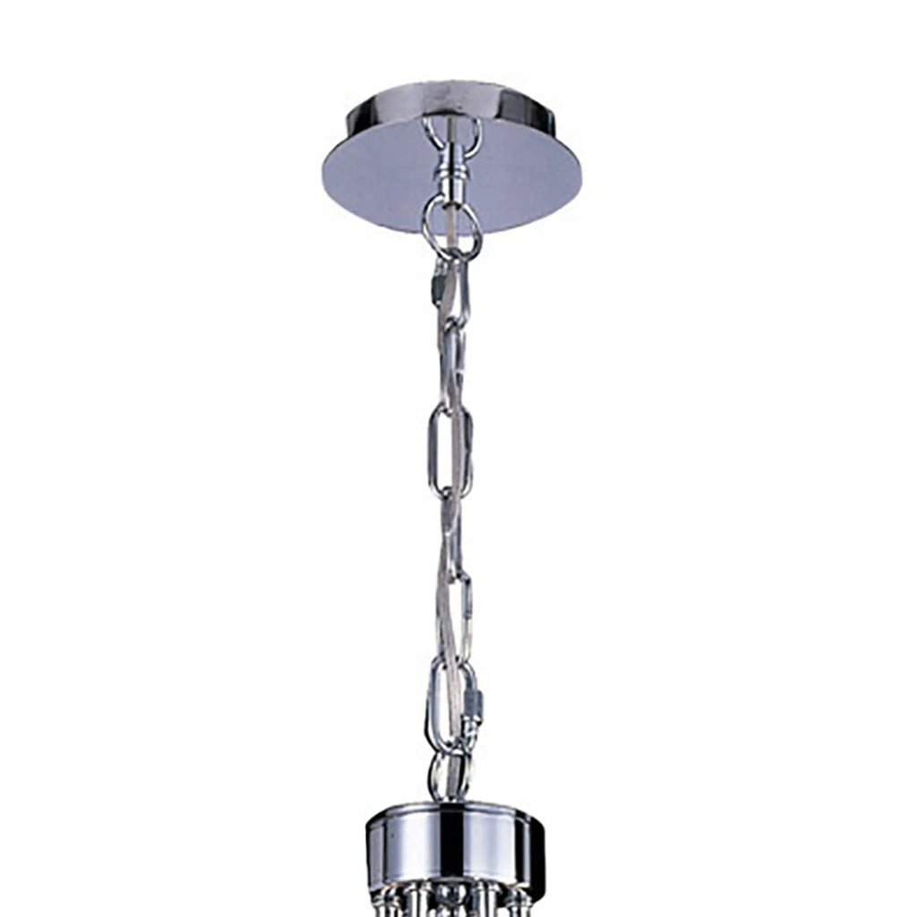 Diyas - Danya Chandelier Pendant, 6 Light E14, Polished Chrome/Crystal (Diyas IL40036) - Luminosity Designs Ltd