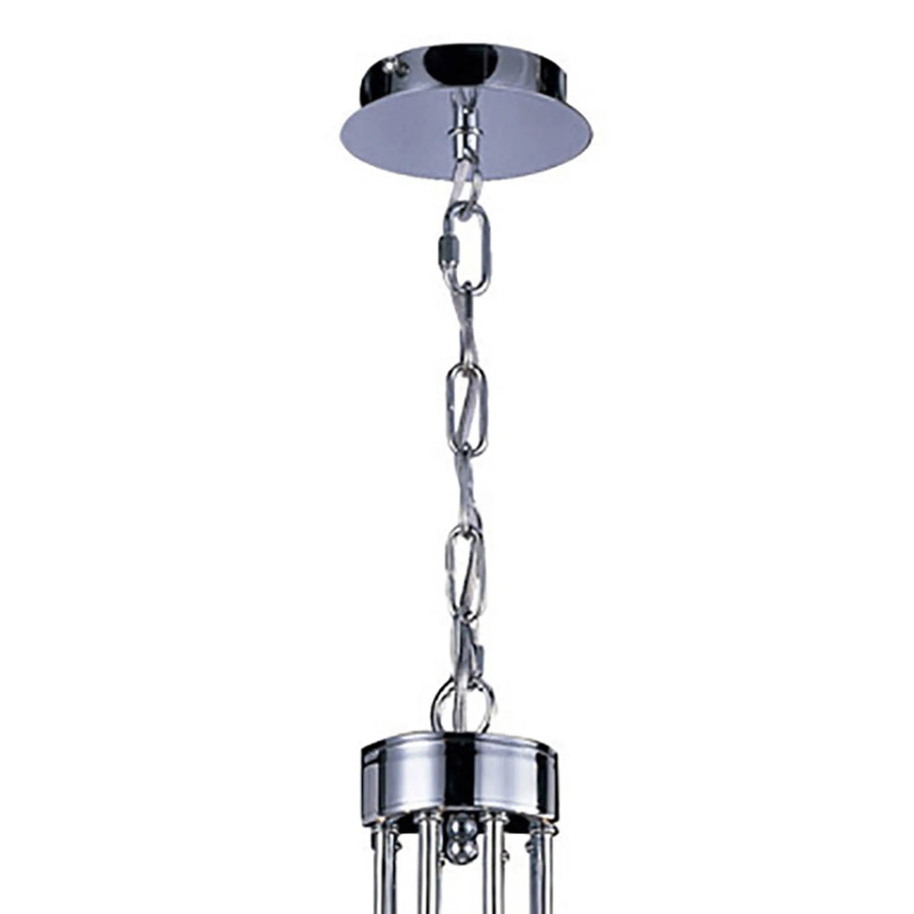 Diyas - Danya Chandelier Pendant, 8 Light E14, Polished Chrome/Crystal (Diyas IL40038) - Luminosity Designs Ltd