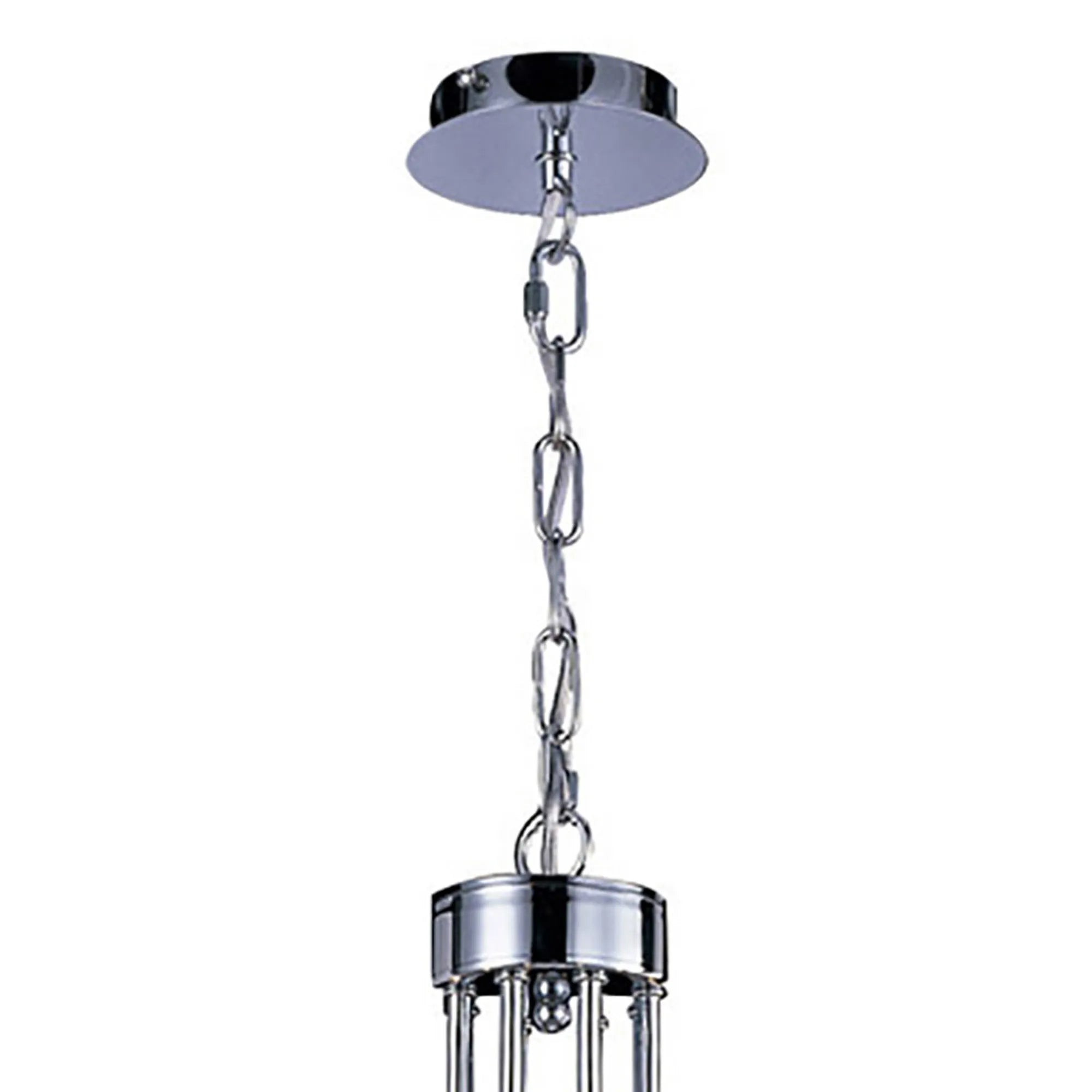 Diyas - Danya Chandelier Pendant, 8 Light E14, Polished Chrome/Crystal (Diyas IL40038) - Luminosity Designs Ltd