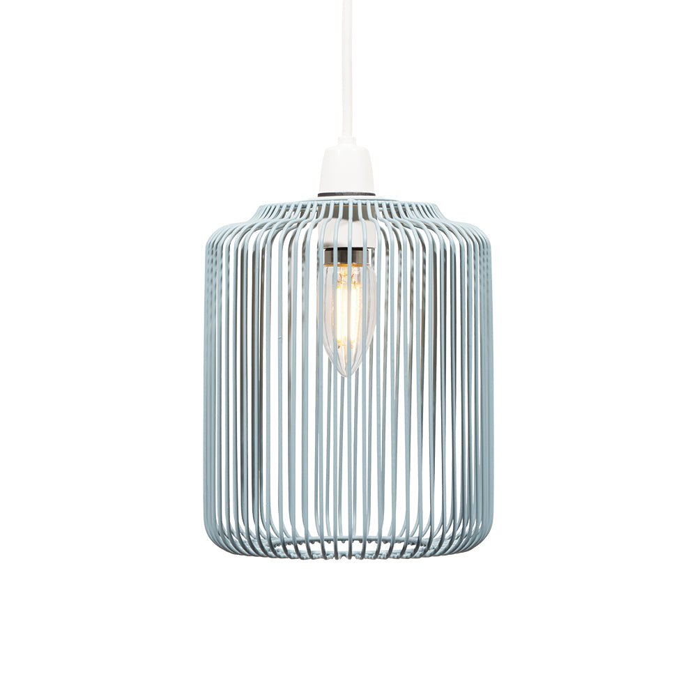 Oaks Lighting - Dapto Non Electric Pendant Shade With Metal Curved Framework - Luminosity Designs Ltd