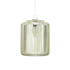 Oaks Lighting - Dapto Non Electric Pendant Shade With Metal Curved Framework - Luminosity Designs Ltd