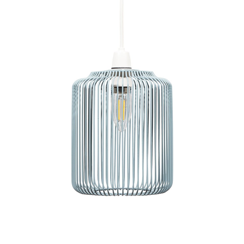 Oaks Lighting - Dapto Non Electric Pendant Shade With Metal Curved Framework - Luminosity Designs Ltd