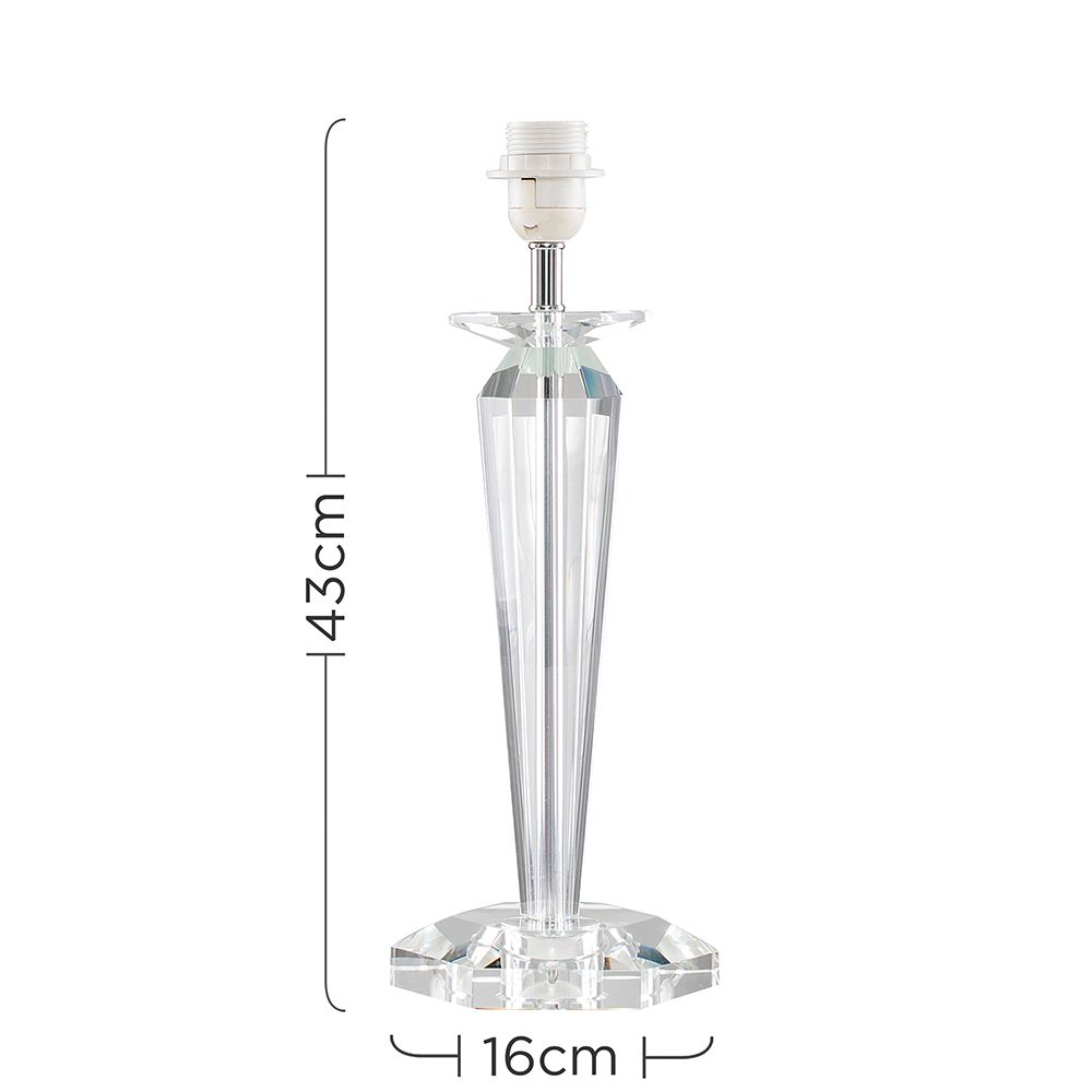 lse - Davenport Crystal Table Lamp - Luminosity Designs Ltd