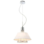 Diyas - Davina Pendant With Shade, 2 Light G9, Polished Chrome/Crystal (Diyas IL30042 ) - Luminosity Designs Ltd