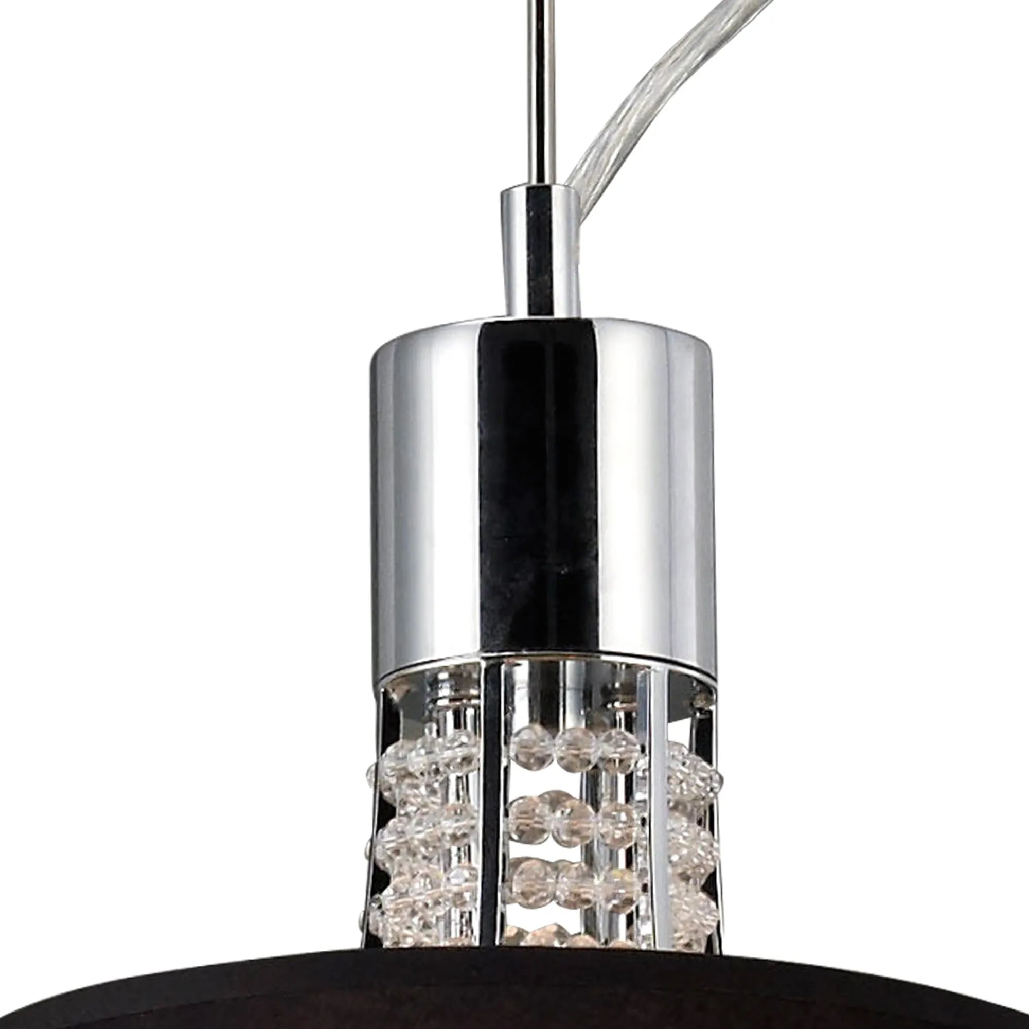 Diyas - Davina Pendant With Shade, 2 Light G9, Polished Chrome/Crystal (Diyas IL30042 ) - Luminosity Designs Ltd
