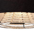 Diyas - Davina Pendant With Shade, 2 Light G9, Polished Chrome/Crystal (Diyas IL30042 ) - Luminosity Designs Ltd