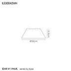 Diyas - Davina Pendant With Shade, 2 Light G9, Polished Chrome/Crystal (Diyas IL30042 ) - Luminosity Designs Ltd