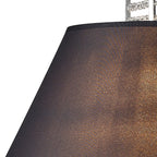 Diyas - Davina Wall Lamp With Fabric Shade 2 Light G9 Polished Chrome/Crystal (Diyas IL30054) - Luminosity Designs Ltd