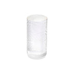 Luminosity Designs Ltd - Dean 13cm Diagonal Line Acrylic Shade (H), Clear/Frosted - Luminosity Designs Ltd