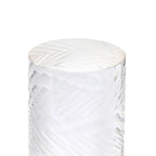 Luminosity Designs Ltd - Dean 13cm Diagonal Line Acrylic Shade (H), Clear/Frosted - Luminosity Designs Ltd