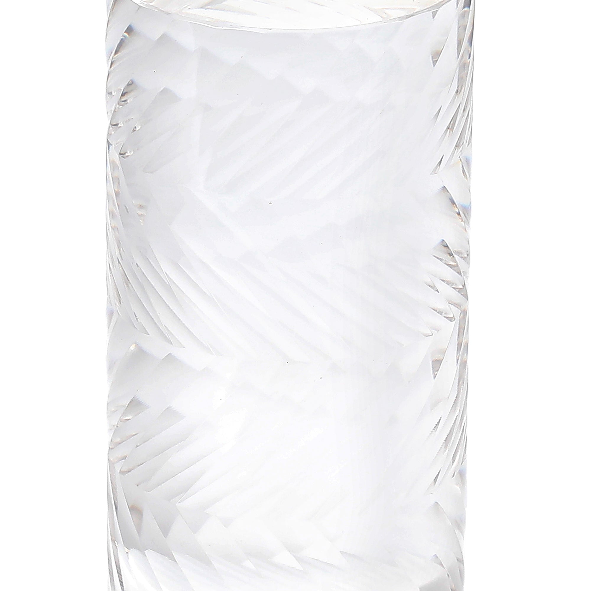 Luminosity Designs Ltd - Dean 13cm Diagonal Line Acrylic Shade (H), Clear/Frosted - Luminosity Designs Ltd