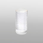 Luminosity Designs Ltd - Dean 13cm Diagonal Line Acrylic Shade (H), Clear/Frosted - Luminosity Designs Ltd