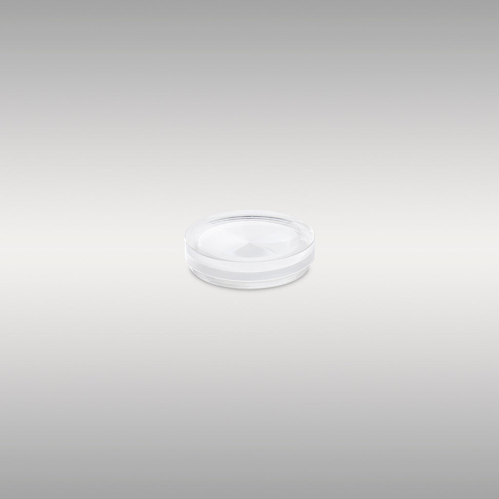 Luminosity Designs Ltd - Dean 1cm Shallow Acrylic Shade (F), Clear/Frosted - Luminosity Designs Ltd