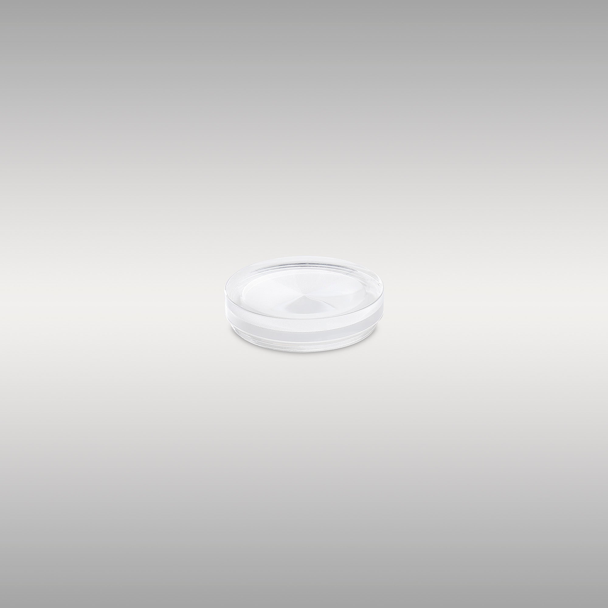 Luminosity Designs Ltd - Dean 1cm Shallow Acrylic Shade (F), Clear/Frosted - Luminosity Designs Ltd