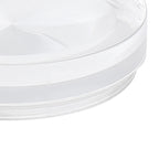 Luminosity Designs Ltd - Dean 1cm Shallow Acrylic Shade (F), Clear/Frosted - Luminosity Designs Ltd