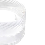 Luminosity Designs Ltd - Dean 4cm Diagonal Line Acrylic Shade (G), Clear/Frosted - Luminosity Designs Ltd
