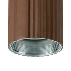 Luminosity Designs Ltd - Dean 6.4cm Ribbed Line Ceiling (FRAME ONLY) 1 x GU10, IP54 - Luminosity Designs Ltd