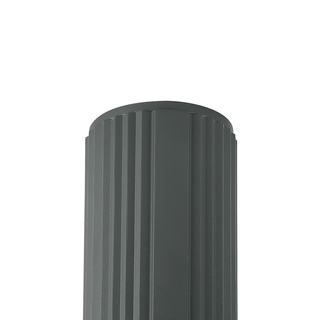 Luminosity Designs Ltd - Dean 6.7cm Ribbed Line Ceiling With Bubble Acrylic Shade, 1 x GU10, IP54 - Luminosity Designs Ltd