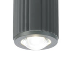 Luminosity Designs Ltd - Dean 6.7cm Ribbed Line Ceiling With Dome Acrylic Shade, 1 x GU10, IP54 - Luminosity Designs Ltd