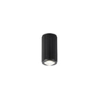 Luminosity Designs Ltd - Dean 6.7cm Ribbed Line Ceiling With Dome Acrylic Shade, 1 x GU10, IP54 - Luminosity Designs Ltd