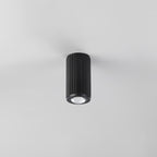Luminosity Designs Ltd - Dean 6.7cm Ribbed Line Ceiling With Dome Acrylic Shade, 1 x GU10, IP54 - Luminosity Designs Ltd