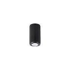 Luminosity Designs Ltd - Dean 6.7cm Ribbed Line Ceiling With Dome Acrylic Shade, 1 x GU10, IP54 - Luminosity Designs Ltd