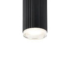 Luminosity Designs Ltd - Dean 6.7cm Ribbed Line Ceiling With Shallow Acrylic Shade, 1 x GU10, IP54 - Luminosity Designs Ltd