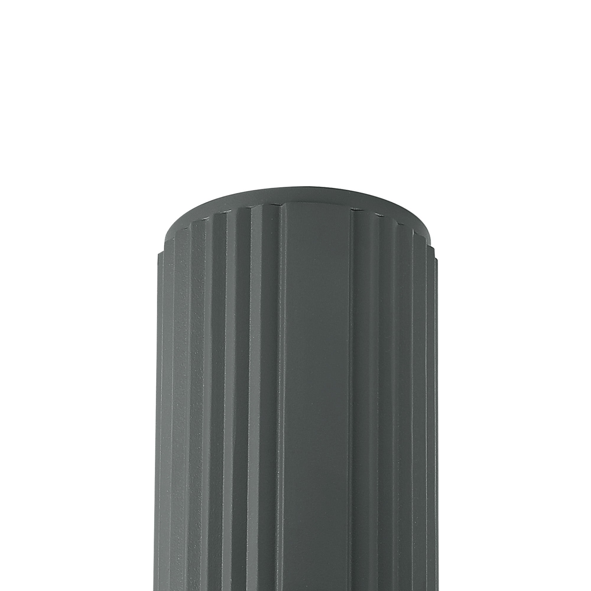 Luminosity Designs Ltd - Dean 6.7cm Ribbed Line Ceiling With Shallow Acrylic Shade, 1 x GU10, IP54 - Luminosity Designs Ltd