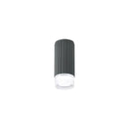 Luminosity Designs Ltd - Dean 6.7cm Ribbed Line Ceiling With Short Diagonal Pattern Acrylic Shade, 1 x GU10, IP54 - Luminosity Designs Ltd