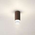 Luminosity Designs Ltd - Dean 6.7cm Ribbed Line Ceiling With Short Diagonal Pattern Acrylic Shade, 1 x GU10, IP54 - Luminosity Designs Ltd