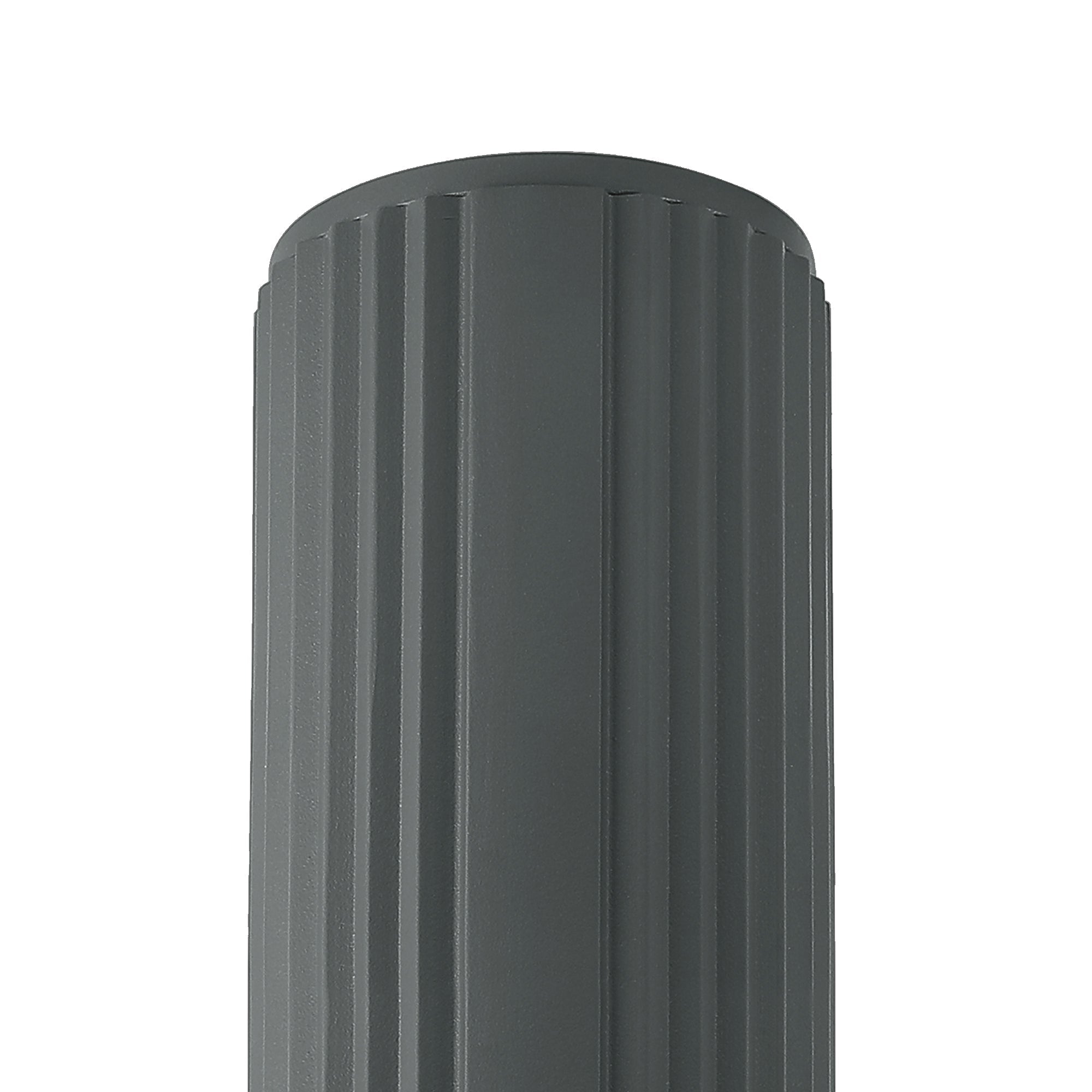 Luminosity Designs Ltd - Dean 6.7cm Ribbed Line Ceiling With Tall Diagonal Pattern Acrylic Shade, 1 x GU10, IP54 - Luminosity Designs Ltd