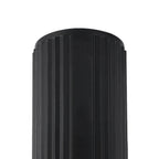 Luminosity Designs Ltd - Dean 6.7cm Ribbed Line Ceiling With Tall Diagonal Pattern Acrylic Shade, 1 x GU10, IP54 - Luminosity Designs Ltd