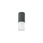 Luminosity Designs Ltd - Dean 6.7cm Ribbed Line Ceiling With Tier Pattern Acrylic Shade, 1 x GU10, IP54 - Luminosity Designs Ltd