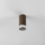 Luminosity Designs Ltd - Dean 6.7cm Ribbed Line Ceiling With X Pattern Acrylic Shade, 1 x GU10, IP54 - Luminosity Designs Ltd