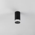 Luminosity Designs Ltd - Dean 6.7cm Ribbed Line Ceiling With X Pattern Acrylic Shade, 1 x GU10, IP54 - Luminosity Designs Ltd