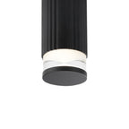 Luminosity Designs Ltd - Dean 6.7cm Ribbed Line Ceiling With X Pattern Acrylic Shade, 1 x GU10, IP54 - Luminosity Designs Ltd