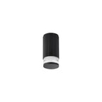 Luminosity Designs Ltd - Dean 6.7cm Ribbed Line Ceiling With X Pattern Acrylic Shade, 1 x GU10, IP54 - Luminosity Designs Ltd