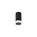 Luminosity Designs Ltd - Dean 6.7cm Ribbed Line Ceiling With X Pattern Acrylic Shade, 1 x GU10, IP54 - Luminosity Designs Ltd