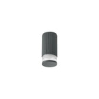 Luminosity Designs Ltd - Dean 6.7cm Ribbed Line Ceiling With X Pattern Acrylic Shade, 1 x GU10, IP54 - Luminosity Designs Ltd