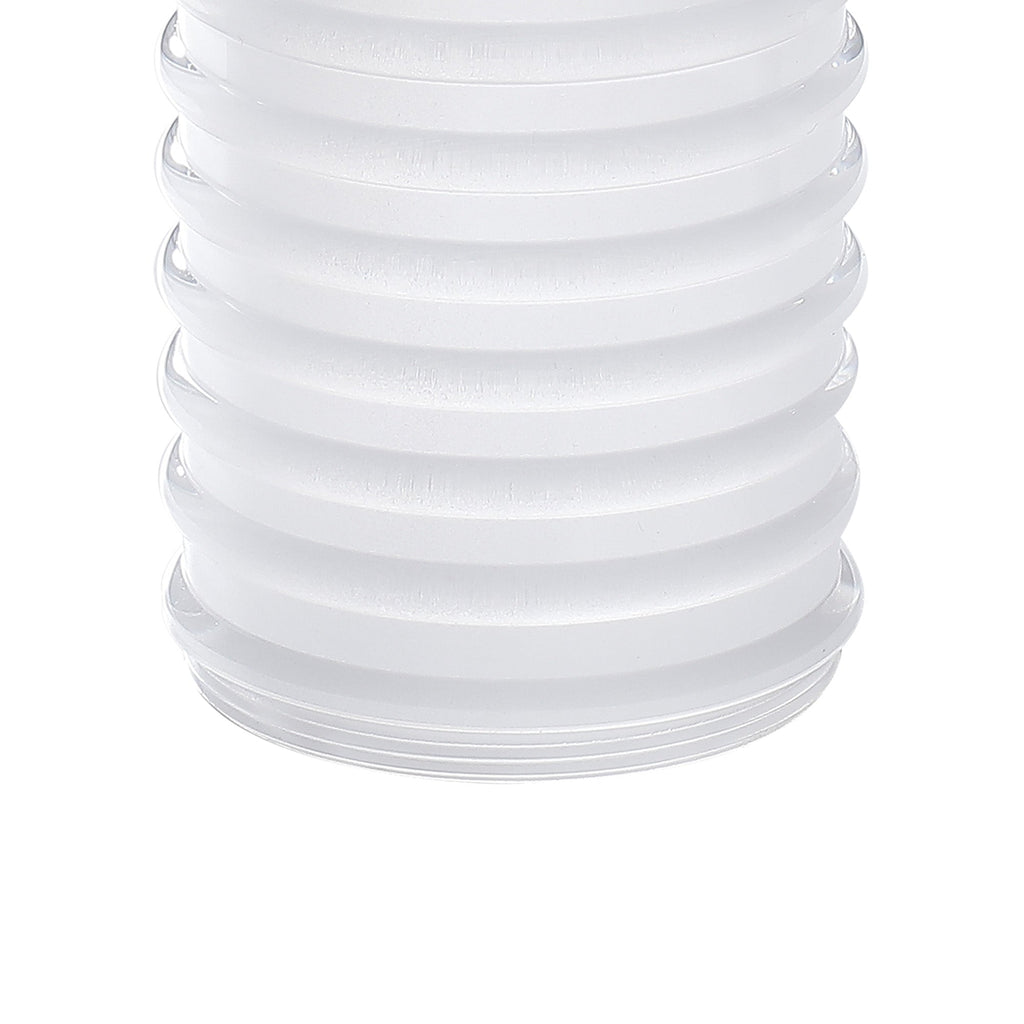 Luminosity Designs Ltd - Dean 7.6cm Horizontal Line Acrylic Shade (C), Clear/Frosted - Luminosity Designs Ltd