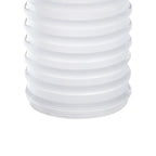 Luminosity Designs Ltd - Dean 7.6cm Horizontal Line Acrylic Shade (C), Clear/Frosted - Luminosity Designs Ltd
