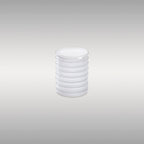 Luminosity Designs Ltd - Dean 7.6cm Horizontal Line Acrylic Shade (C), Clear/Frosted - Luminosity Designs Ltd