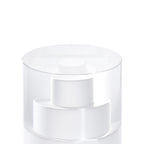 Luminosity Designs Ltd - Dean 7.6cm Tier Pattern Acrylic Shade (D), Clear/Frosted - Luminosity Designs Ltd