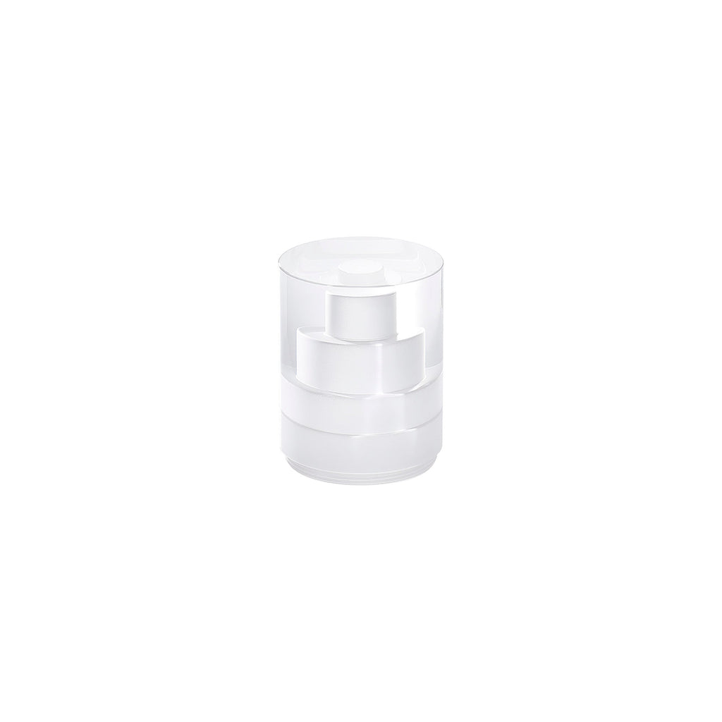 Luminosity Designs Ltd - Dean 7.6cm Tier Pattern Acrylic Shade (D), Clear/Frosted - Luminosity Designs Ltd